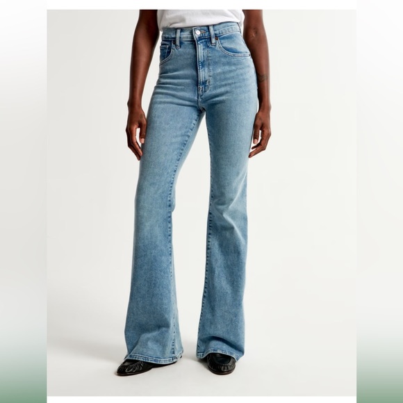 Abercrombie & Fitch The Flare Ultra High Rise Sz 26/2 - Picture 4 of 8
